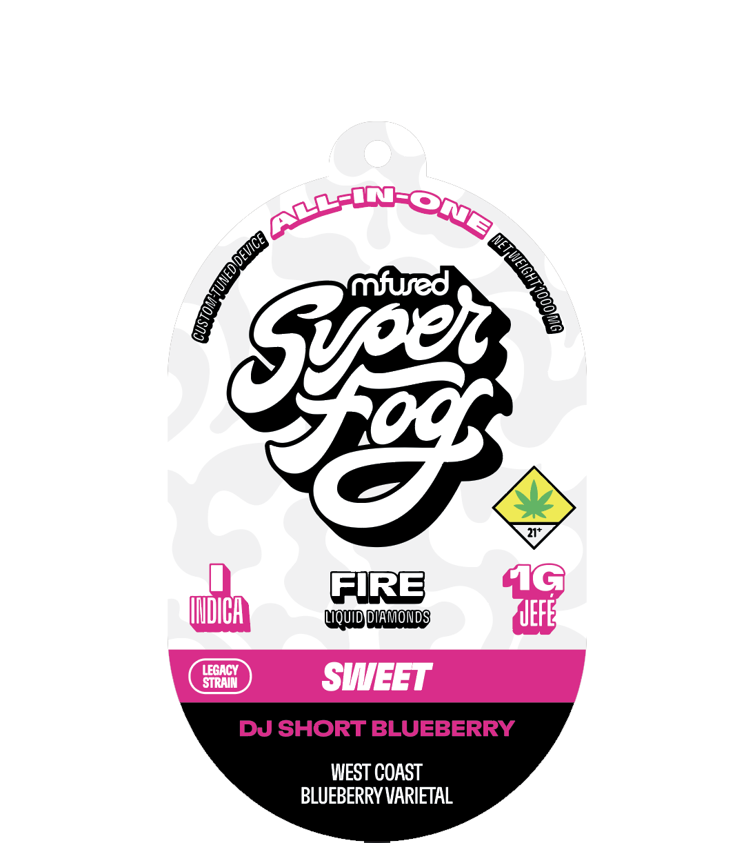 FIRE Liquid Diamonds 1g Jefé - DJ Short Blueberry (DOH)
