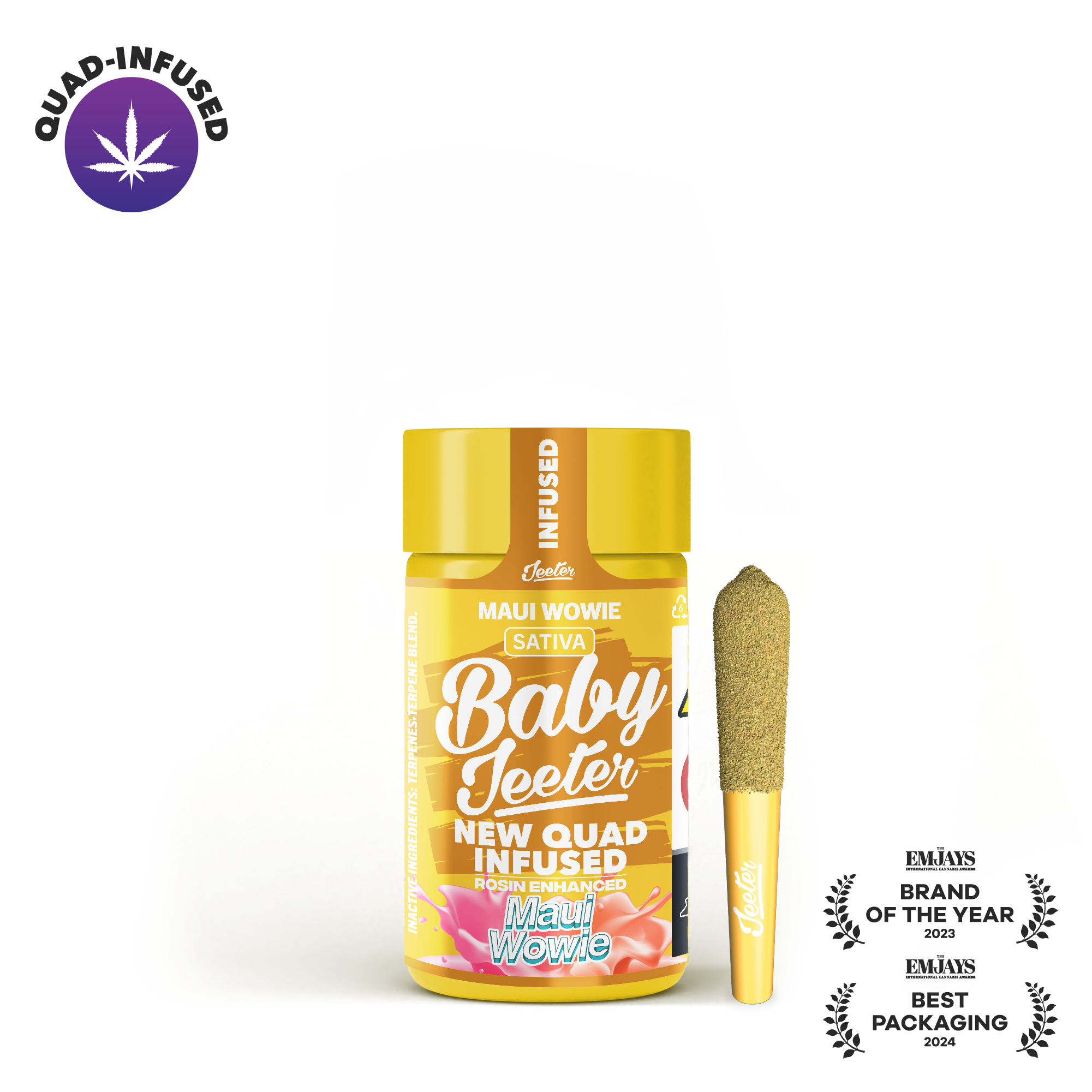Maui Wowie Quad-Infused Baby Jeeter 5-pack | 2.5g