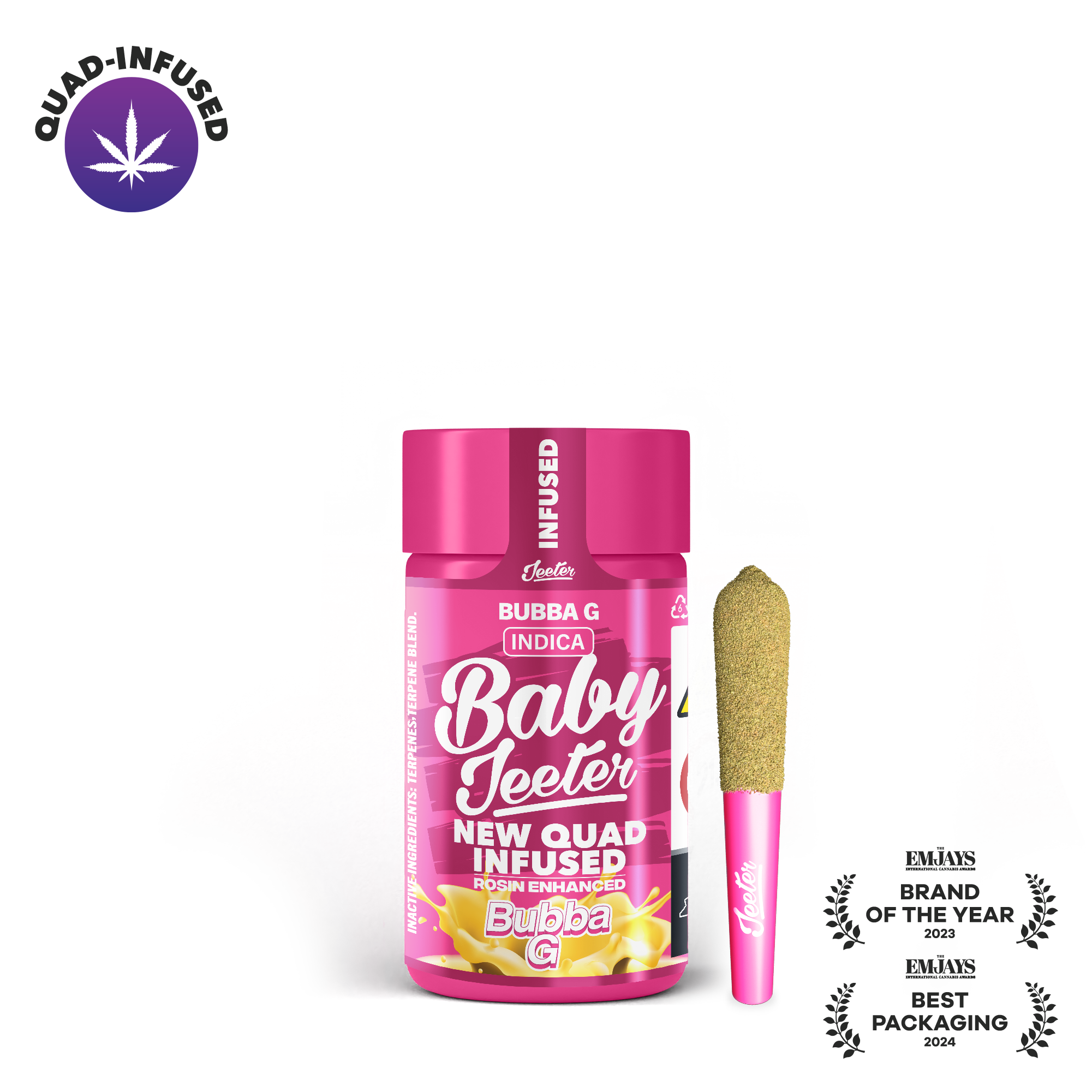 Bubba G Quad-Infused Baby Jeeter 5-pack | 2.5g