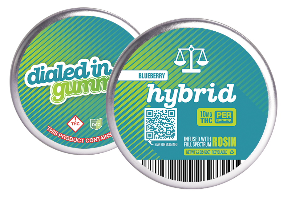 100mg - Blueberry - Rosin Gummies 10pk