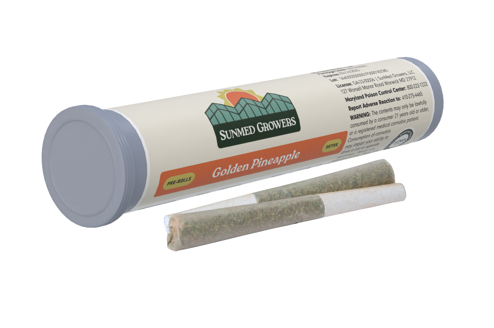 Golden Pineapple Pre-Roll 0.5g 2-Pack