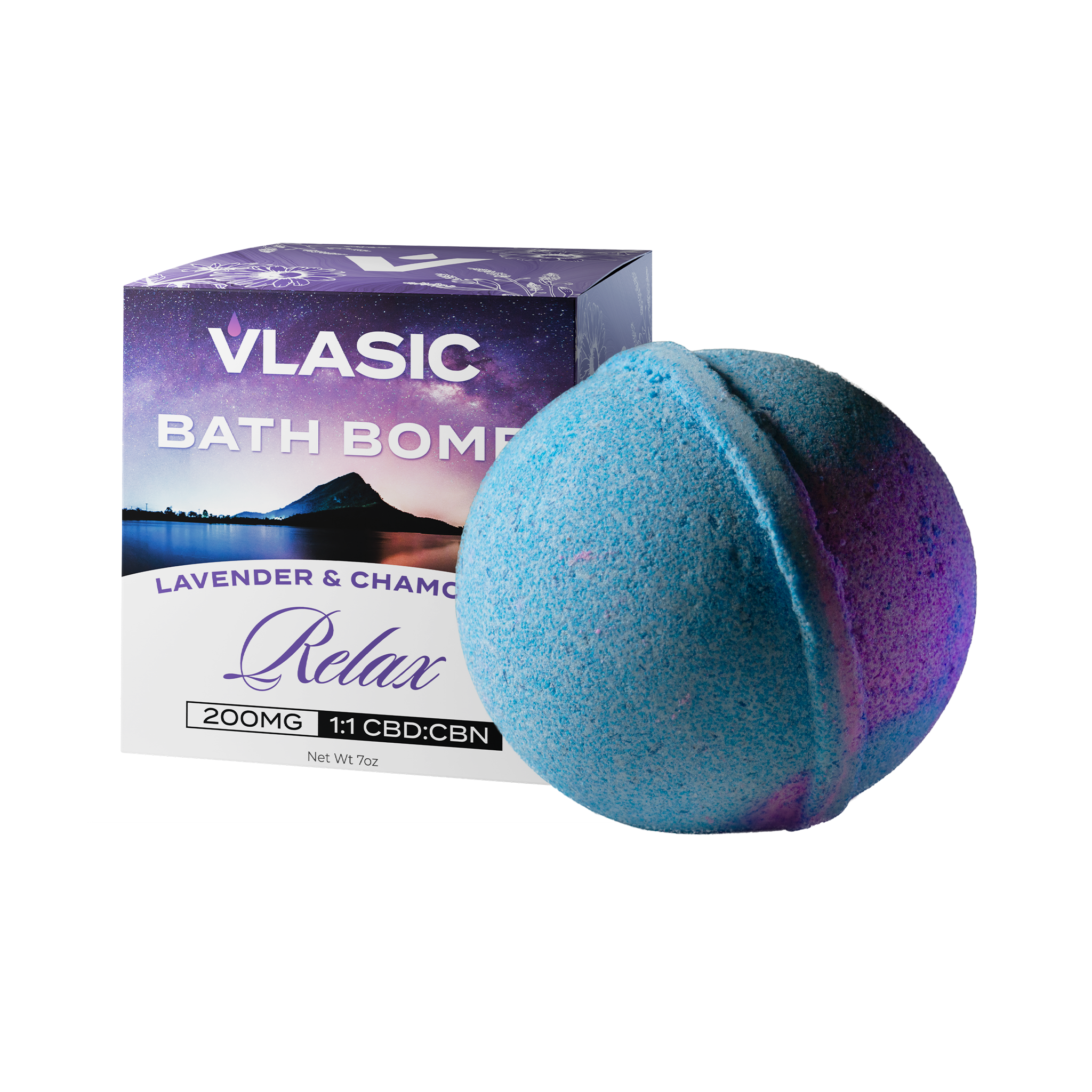 Relax Cbn/cbd Bath Bomb