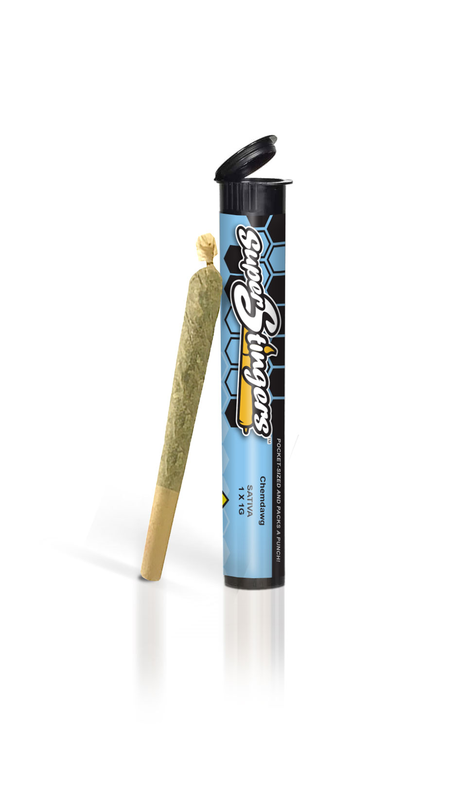 Super Stingers 1g Pre-roll - Granddaddy Purple