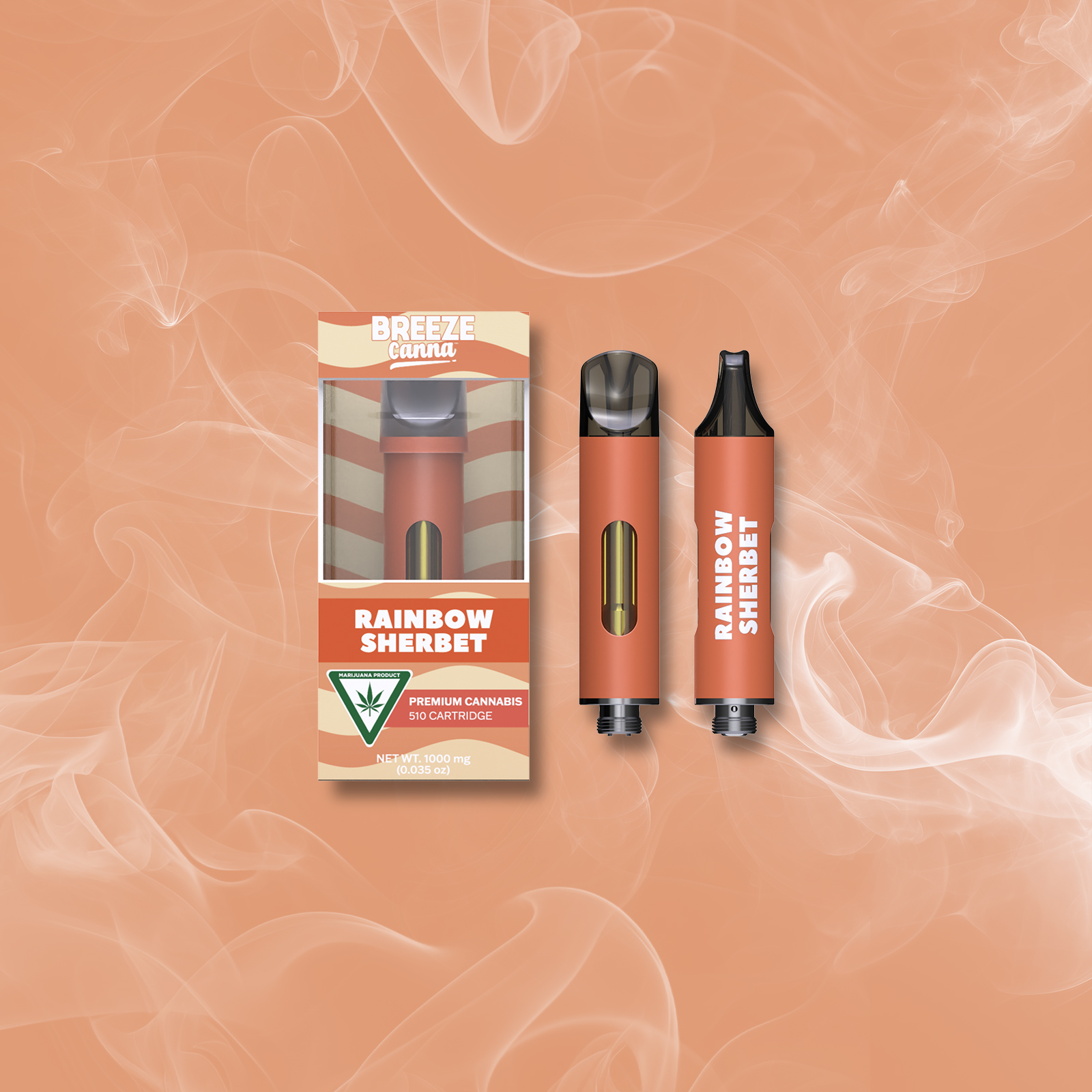 Rainbow Sherbet - Classic 1g 510 Vape Device