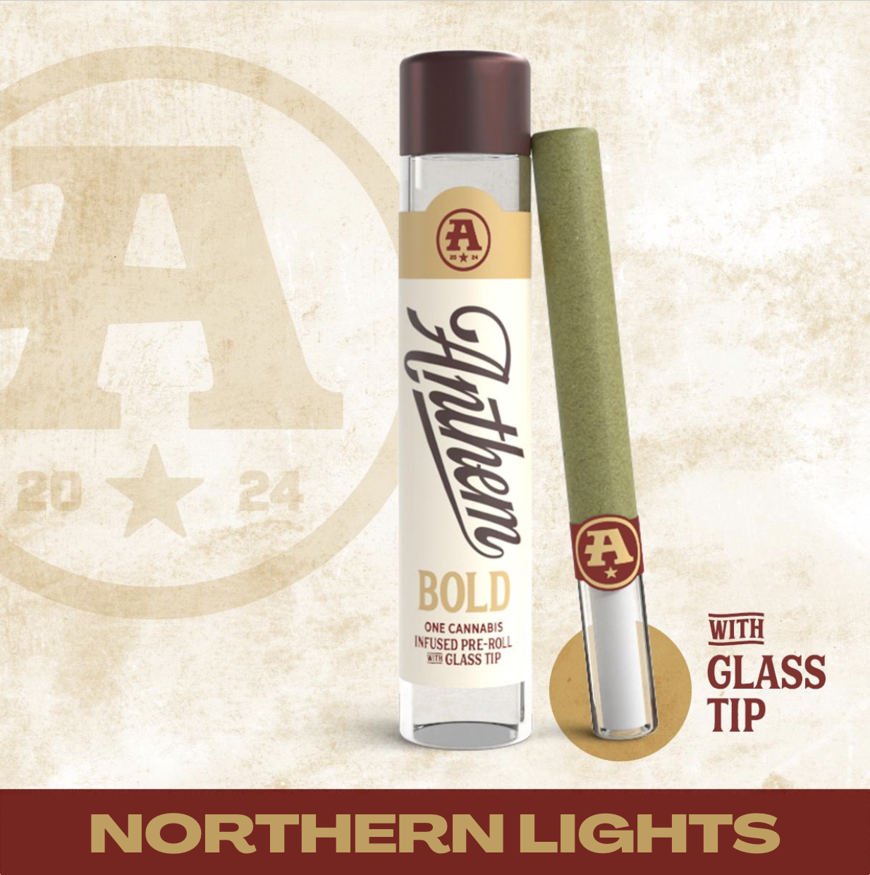 Bold Glass Tip Infused Northern Lights Pre-Roll 1g
