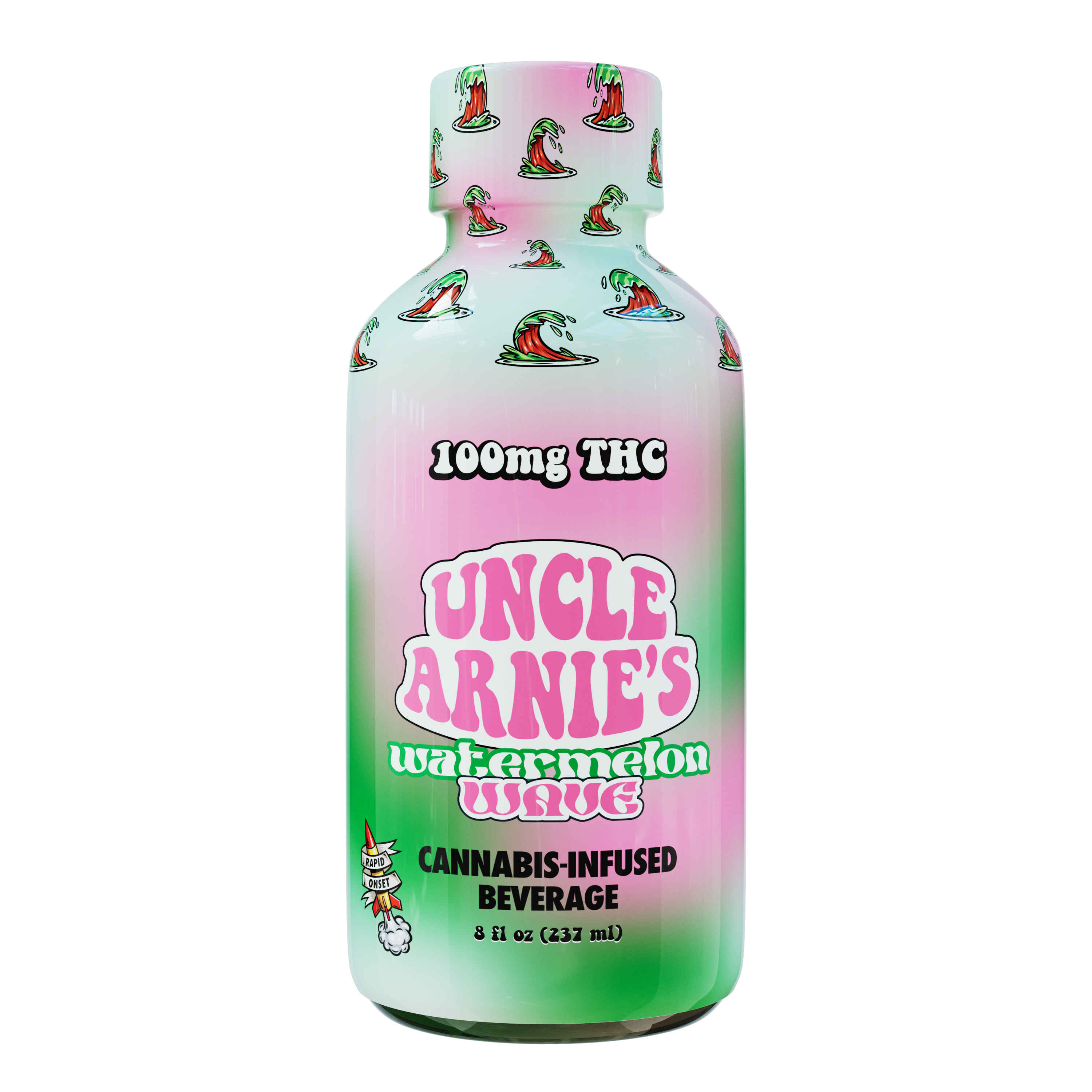 8oz 100mg Watermelon Wave