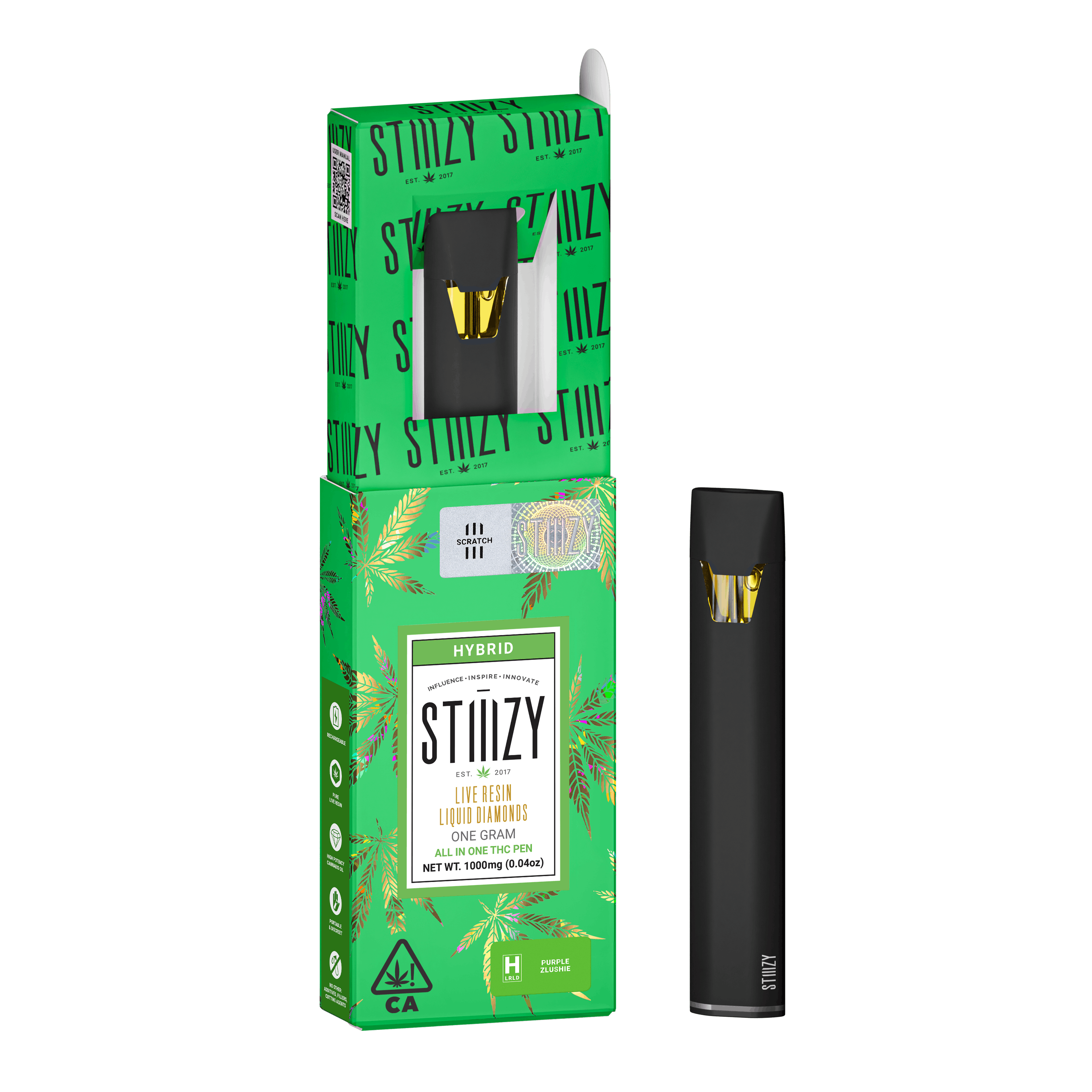 Purple Zlushie Live Resin Liquid Diamonds All-In-One | 1g