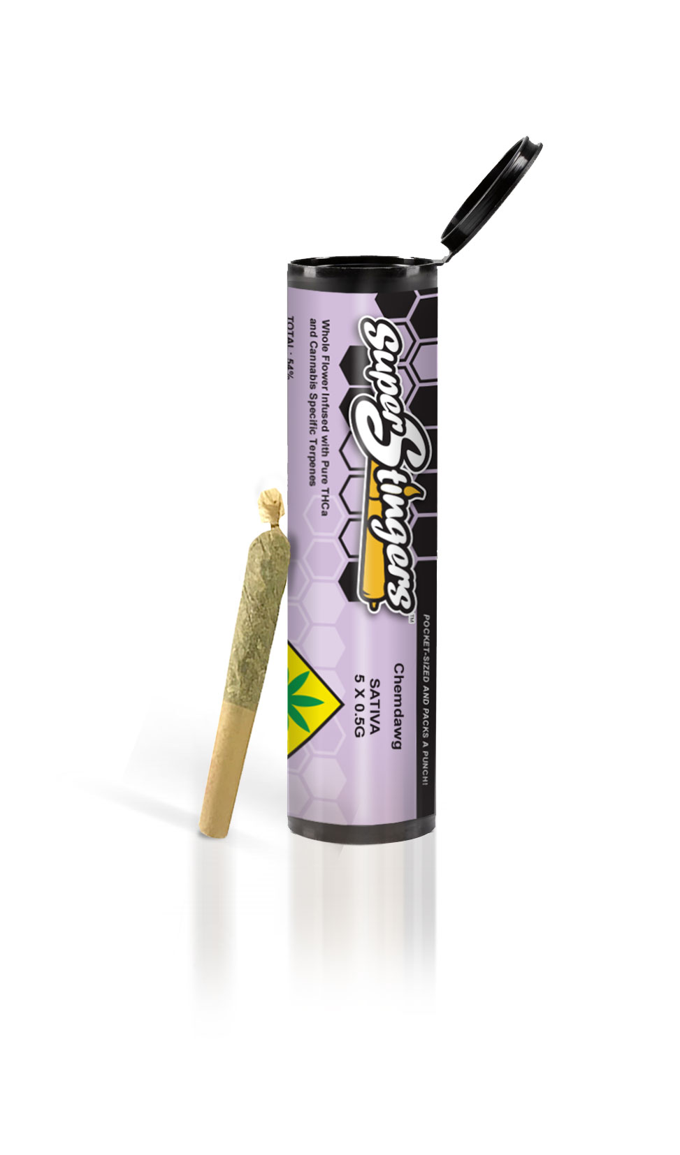 Super Stingers 2 pack .5g Pre-rolls - Key Lime Diesel