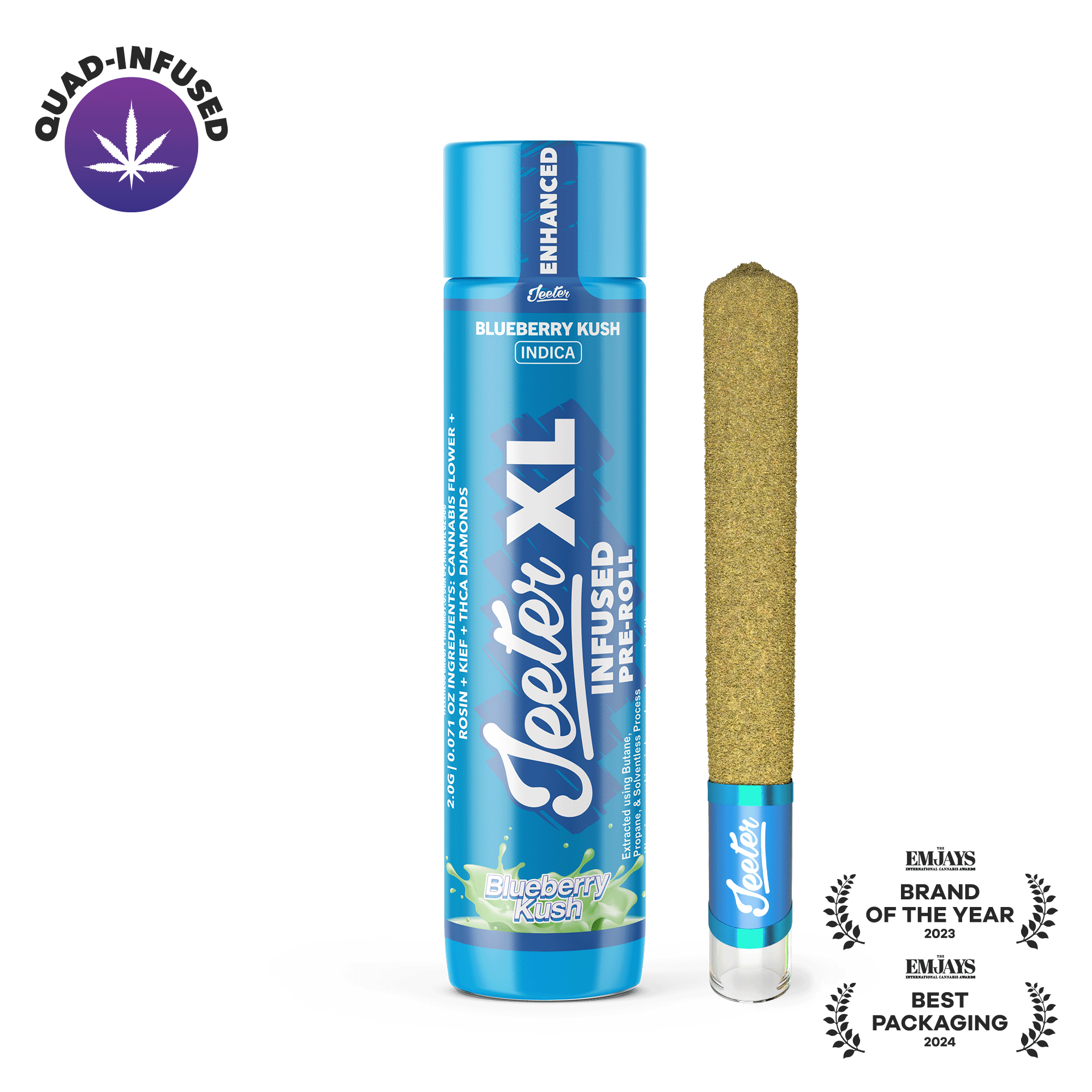 Jeeter | Blueberry Kush | 2g XL Infused Preroll