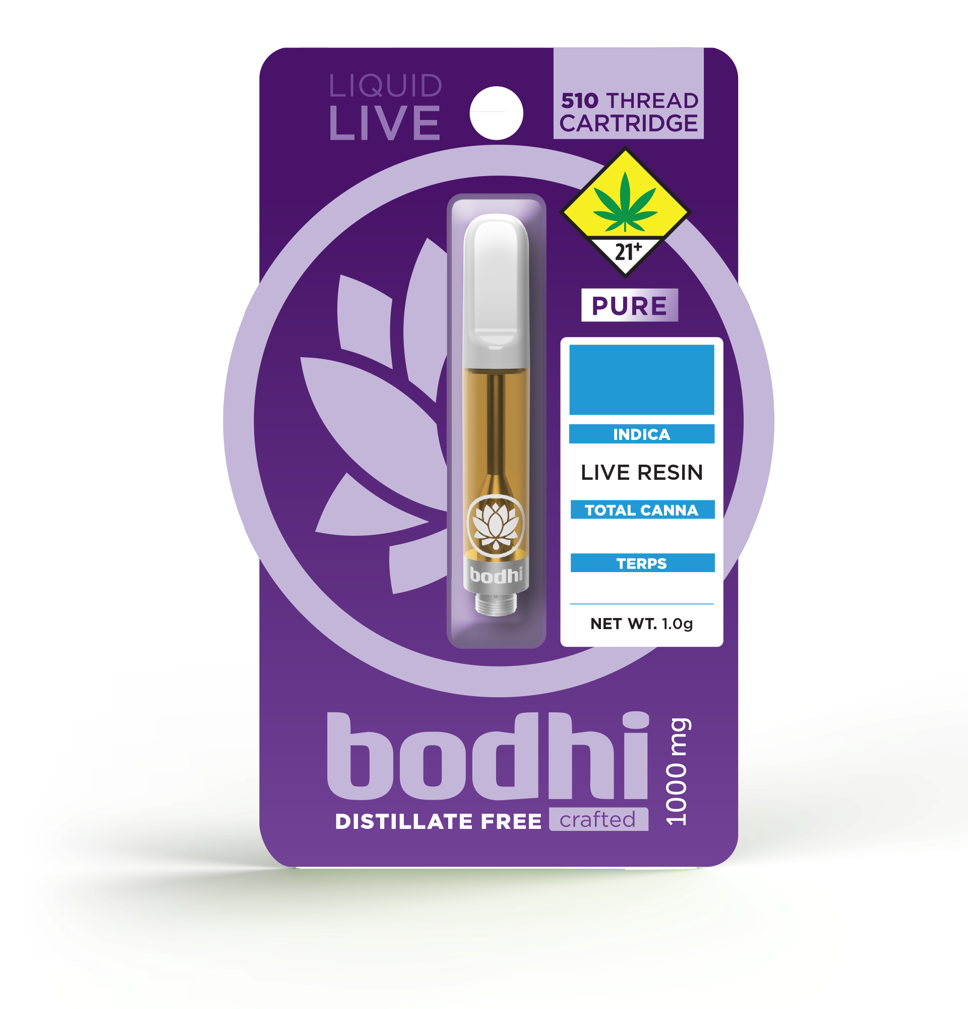 Bodhi Brands | Tropic Truffle | Cartridge | Pure - Cartridge - Liquid Live Resin Diamonds | 1g | Sativa (DOH)