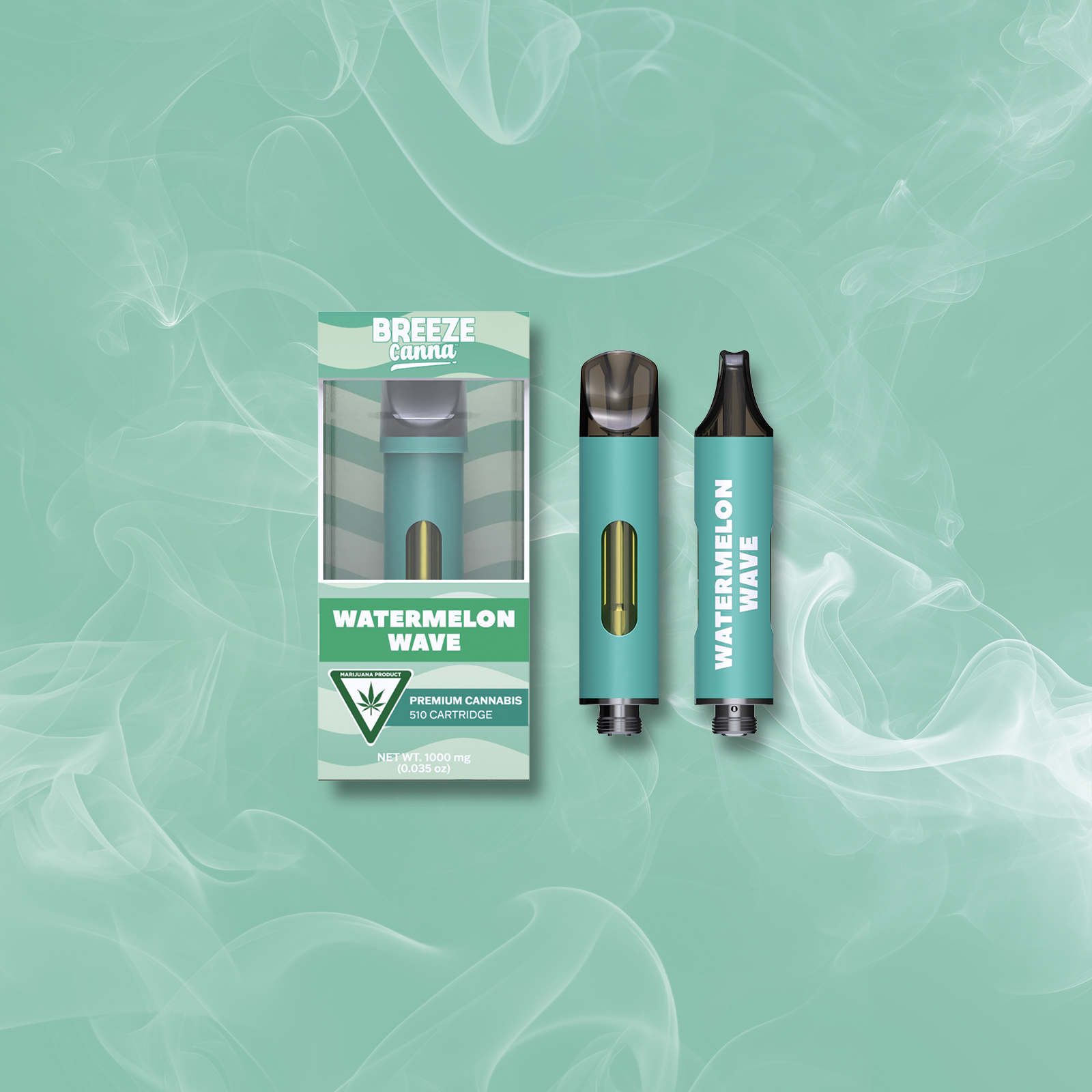 Watermelon Wave - Classic 1g 510 Vape Device | Bank of Buds